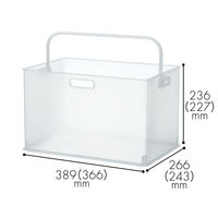 サンカ インボックス トートL クリア