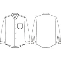 チクマ 長袖シャツ（60サイズ） UG1728-43-84（直送品）