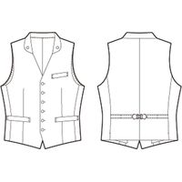チクマ CONTENPORARY TRADITION ベスト TE9715-2-S（直送品）