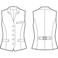 チクマ CONTENPORARY TRADITION ベスト TE8715-2-M（直送品）