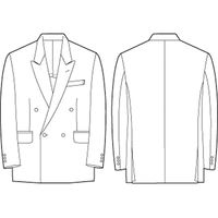 チクマ GOODQUALITY.GOODPRICE WジャケットTE2186-3-AB5（直送品）