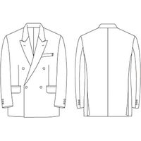 チクマ GOOD QUALITY.GOOD PRICEダブルジャケットTE2105-A7（直送品）