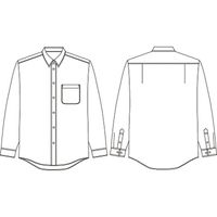 チクマ ANNEXCLEAN 長袖シャツ UG1720-LLB（直送品）