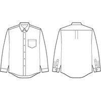 チクマ DUSTOP SP 長袖シャツ（ボタンダウン） SF3814-1-LLA（直送品）