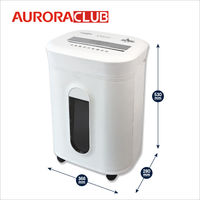 A4　マイクロクロスカットシュレッダー（23L/最大12枚細断）AS1060MQ　オーロラジャパン（AURORA）