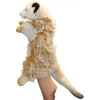 【ぬいぐるみ】HANSA ハンサ 4721 ハンドパペット ミーアキャット 28 4721（直送品）