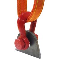 【連結金物】コンドーテック クロスビースリング用シャックル BN式25mm用 024CRS25225 1個（直送品）