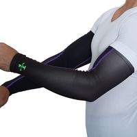 角利産業 A.T.FIELD コンプレッションアームカバー BLK EV-10（直送品）