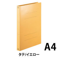 アスクル フラットファイル 厚とじ PPラミネート A4タテ イエロー FF-W2LS 1箱（120冊：10冊入×12袋）  オリジナル