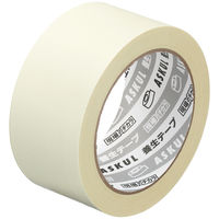 現場のチカラ 養生テープ 白 幅50mm×長さ25m アスクル 1セット（150巻入）  オリジナル