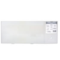 プラス　PPボックスファイル+　A4ヨコ　ハーフサイズ　背幅100mm　クリアー　透明　10冊　76003