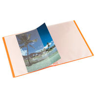 キングジム クリアーファイル サイドインヒクタス透明 A4 タテ型 赤 7187TWアカ 1セット（2冊）