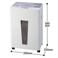 A4 クロスカットシュレッダー（22L/最大12枚細断） NPS-CNL01 　ナカバヤシ（Nakabayashi）