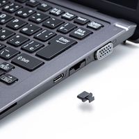 サンワサプライ タイプC コネクタキャップ メスコネクタ専用 5個入り TK-CAP8BK 1個