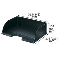 ライツ レタートレー ジャンボブラック A4ヨコ 5219-00-95 1箱（4個入） アコ・ブランズ・ジャパン