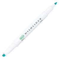 マイルドライナー マイルドブルーグリーン 緑 WKT7-MBG 1箱（10本入）蛍光ペン ゼブラ