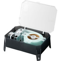 テプラ TEPRA PRO【純正】テープ 【機種限定】EXロングタイプ 45m巻 幅50mm 白ラベル(黒文字) SS50K-EX 1個 キングジム