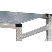 メタルシステム スチールラック 収納 シェルフ 棚 幅157.7x高さ91.7x奥行40.0 3段 MS1593d4 1セット（直送品）