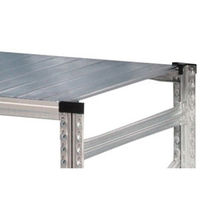 メタルシステム スチールラック 収納 シェルフ 棚 幅97.7x高さ210.4x奥行40.0 6段　連結用 MS9216d4s 1セット（直送品）