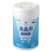 エレコム ウェットティッシュ/液晶用/ボトル/110枚 WC-DP110N4 1個
