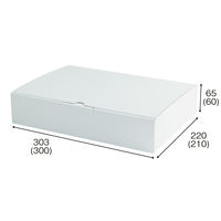 【底面A4】【60サイズ】スマイル はっ水宅配箱 外寸：303×220×65mm 1セット（50枚：10枚入×5梱包）