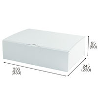 【底面A4】【80サイズ】スマイル はっ水宅配箱 外寸：336×245×95mm 1セット（50枚：10枚入×5梱包）