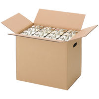 【170サイズ】スーパー強化ダンボール　ダブルフルート158.3L　幅645×奥行460×高さ595mm 1セット（30枚：10枚入×3梱包）