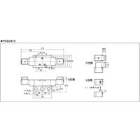 Parker TAIYO パイロット形電磁弁(ベースナシ) PCD2415ーNBーD24L 1個（直送品）