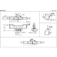 Parker TAIYO パイロット形電磁弁(ベースなし) PCD242ーNBーD12SP 1個（直送品）