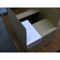 デリバリーパック ポケットタイプ 紙製 部分糊 白色 納品書在中 長4用 PA-401K パピルスカンパニー 100枚入