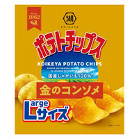 Largeサイズ ポテトチップス 金のコンソメ 6袋 湖池屋 スナック菓子 おつまみ