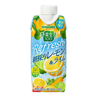 カゴメ 野菜生活100 Refresh 朝採りレモン＆ライム 330ml 1箱（12本入）