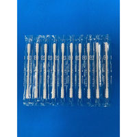三和 日本製 高品質 スパイラル綿棒10連(個包装) SRSP-10W 1箱(10000本)（直送品）