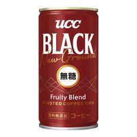 【缶コーヒー】UCC上島珈琲 UCC BLACK無糖 New Ground Fruity Blend 185g 1箱（30缶入）