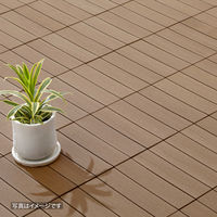 タカショー 敷くだけデッキ 人工木 WN 9枚組 JBG-JPW2/9S 1セット（直送品）