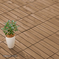 タカショー 敷くだけデッキ 天然木 9枚組 JBG-JWW2/9S 1セット（直送品）
