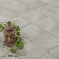 タカショー BU 敷くだけタイル 磁器 LG 9枚組 JBG-BCLG/9S 1セット（直送品）