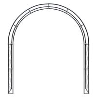 タカショー ベジ菜園アーチ H140cm VGT-AR01 1台（直送品）