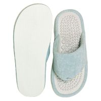 センコー FEELFOOT ヘルスハナオ 鼻緒 スリッパ L約24-26cm ブルー FF 221014 1足（直送品）