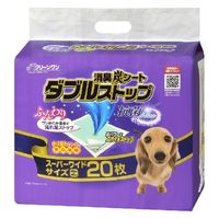 ダブルストップ クリーンワン スーパーワイド 20枚 4袋 ペットシーツ