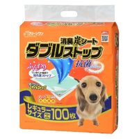 ダブルストップ クリーンワン レギュラー 大容量 100枚 4袋 ペットシーツ
