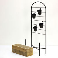 スパイス リサイクルウッドプランターボックストレリス ポット付き TJXT1069 1個（直送品）