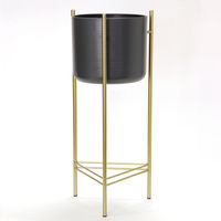 スパイス ゴールドアイアンスタンド付きポット Mサイズ TJXT1142 1個（直送品）