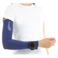 R×L（アールエル） ユニセックス ランニング アクセサリー シームレス アームカバー F ネイビー TSA11 1足（直送品）