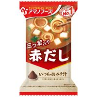 アマノフーズ いつものおみそ汁 赤だし（三つ葉入り） 1箱（10食入） アサヒグループ食品