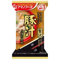アマノフーズ いつものおみそ汁贅沢 豚汁 1箱（10食入） アサヒグループ食品