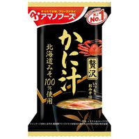 アサヒグループ食品 アマノフーズ いつものおみそ汁贅沢 かに汁 327214 1箱(10食入)