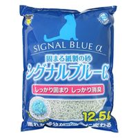 シグナルブルーα 固まる紙砂 国産 12.5L 3袋 スーパーキャット