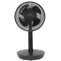 エスケイジャパン リビング扇風機 逆回転機能付き DCリモコン式 羽根径22cm 4枚羽根 黒色 SKJ-KT20FSA(BK) 1台（直送品）