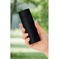 内海産業 真空ステンレス ポケットボトル(ブラック)●セット:10個入 4527231056614 1セット(10個入)（直送品）